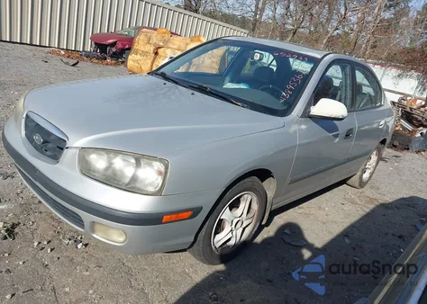 2003 Hyundai Elantra Gls/Gt из США, поврежденный, VIN KMHDN45D13U652933